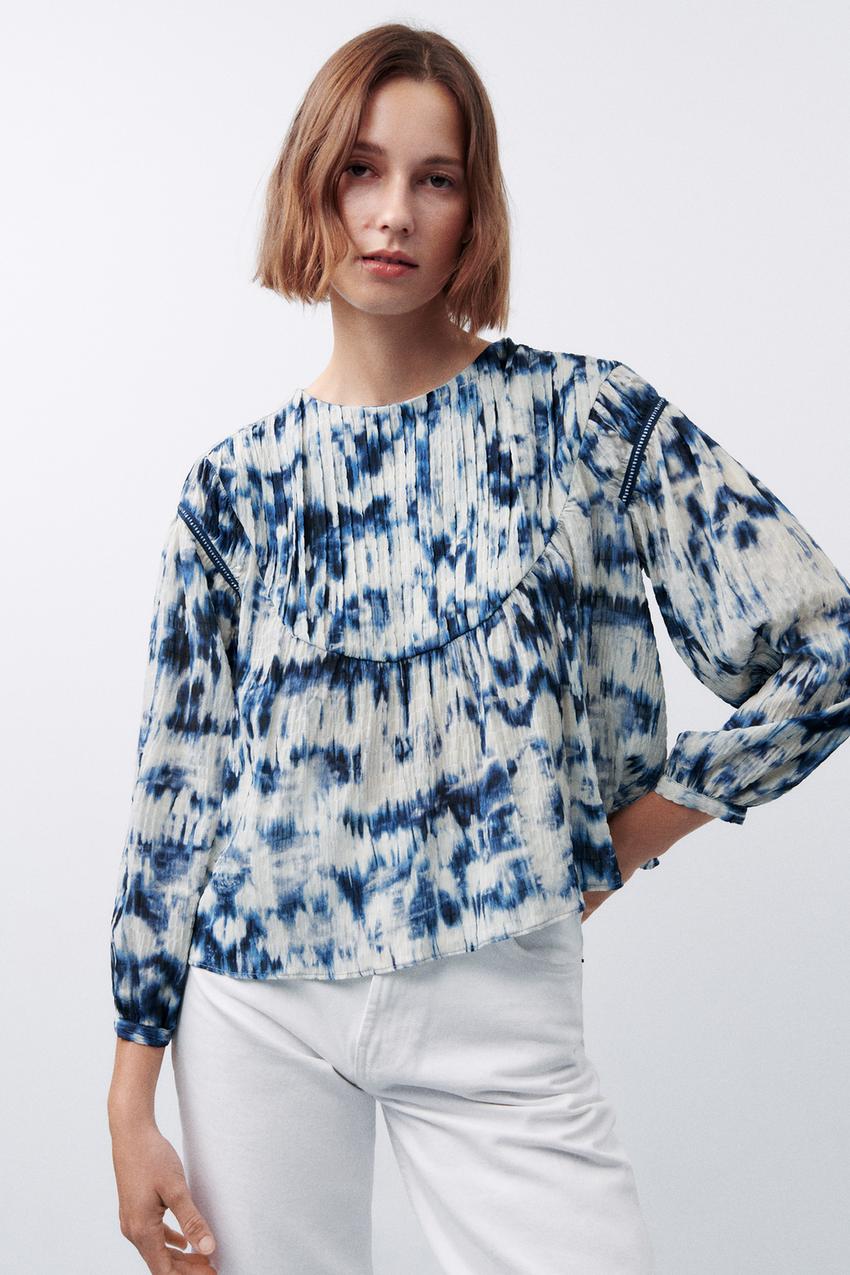 Zara tie dye blouse Clearance