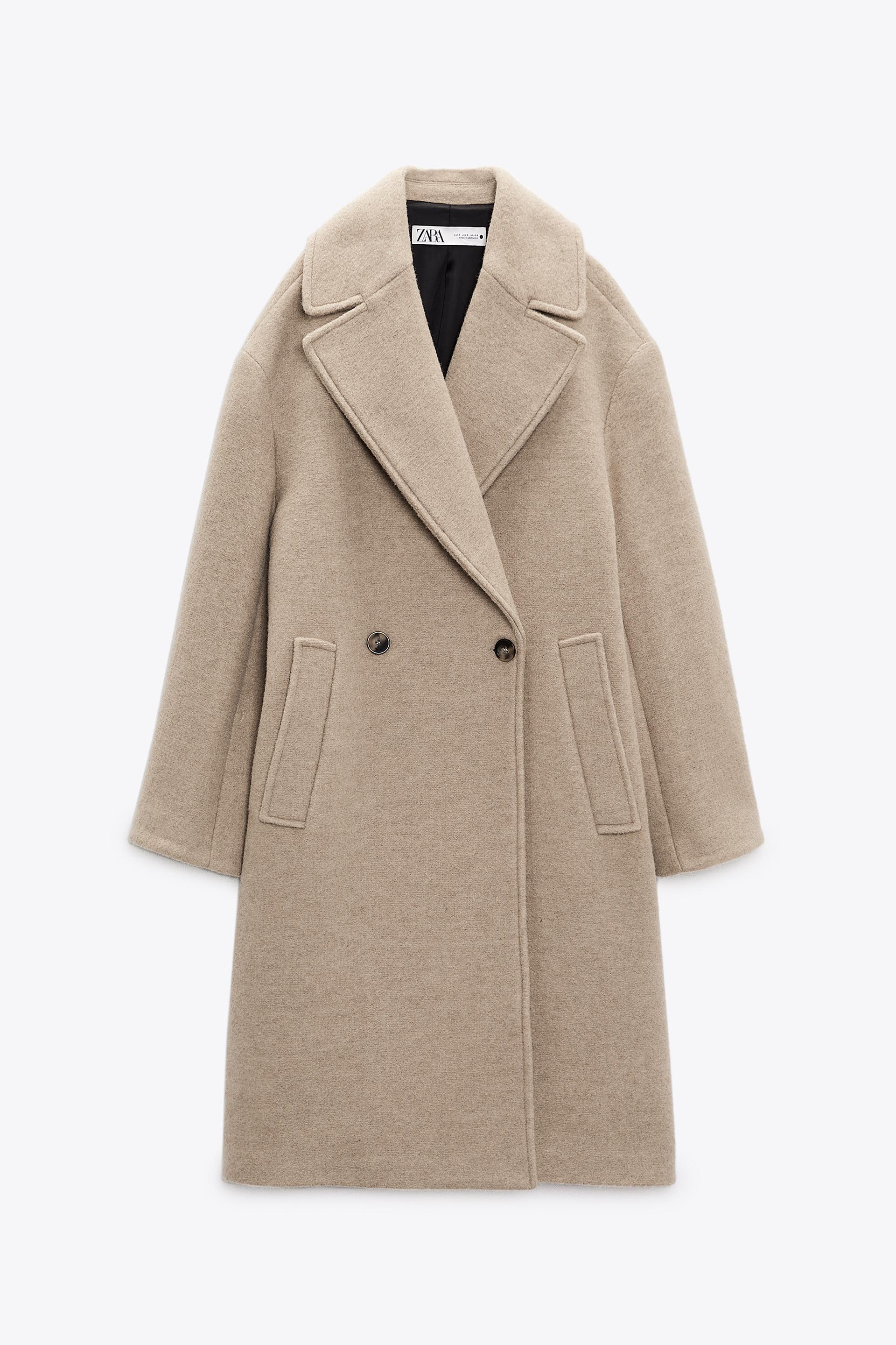 Zara beige long coat Clearance