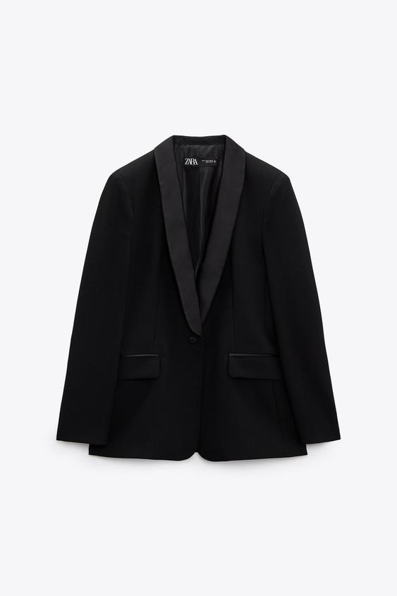 Zara tuxedo jacket with lapels Clearance
