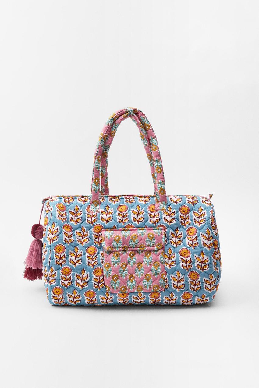 Zara printed quilted bag Clearance