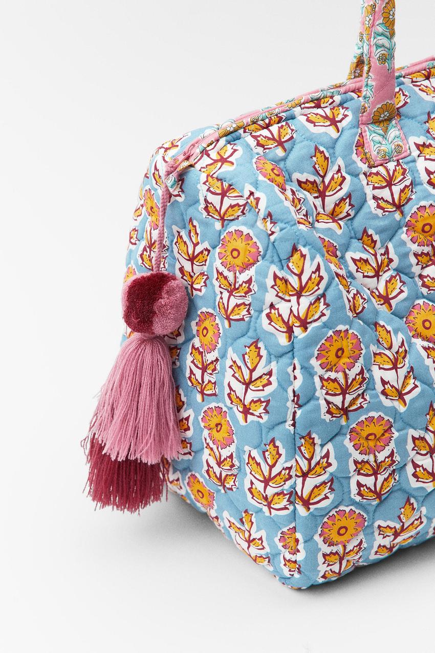 Zara printed quilted bag Clearance