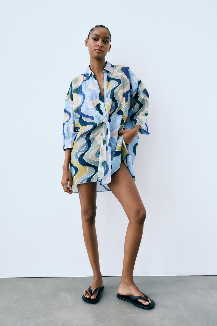 Zara multicoloured blouse Clearance