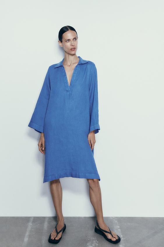 Women'S Linen Dresses | Explore Our New Arrivals | Zara Australia