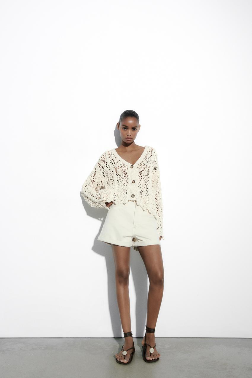 Zara cardigan beige Outlet