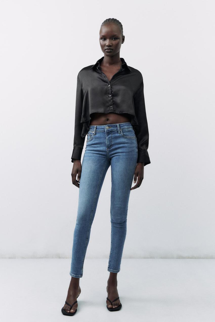 Mid rise skinny zara Clearance