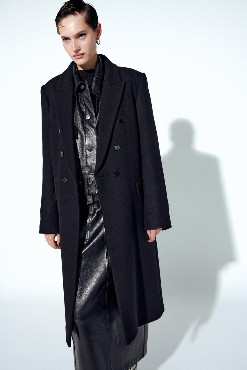 Zara buttoned coat Clearance