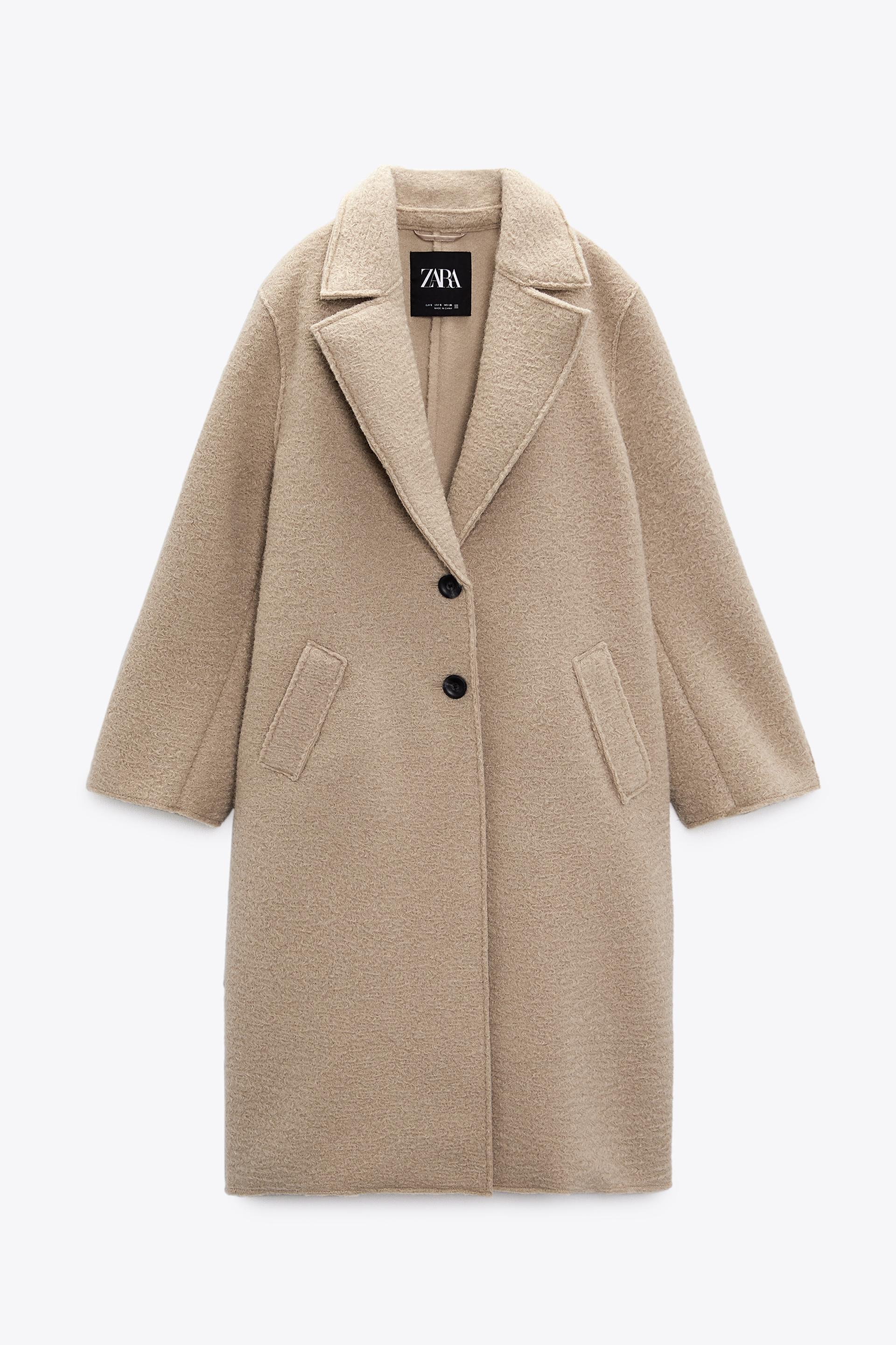 Zara beige long coat Clearance