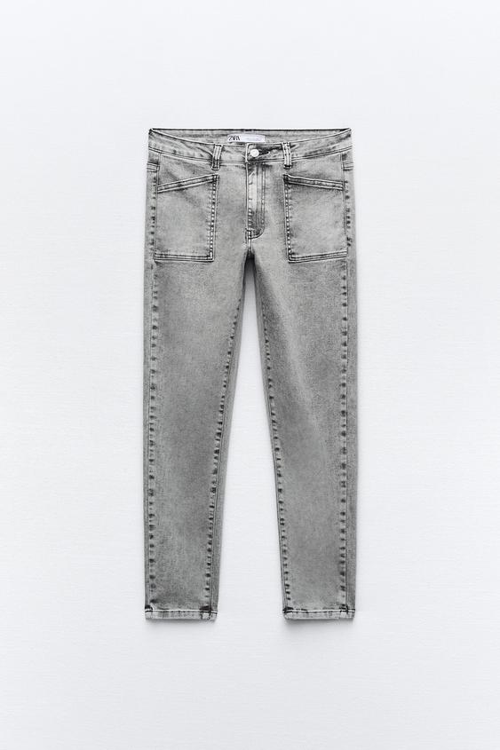 Jean gris shop homme zara