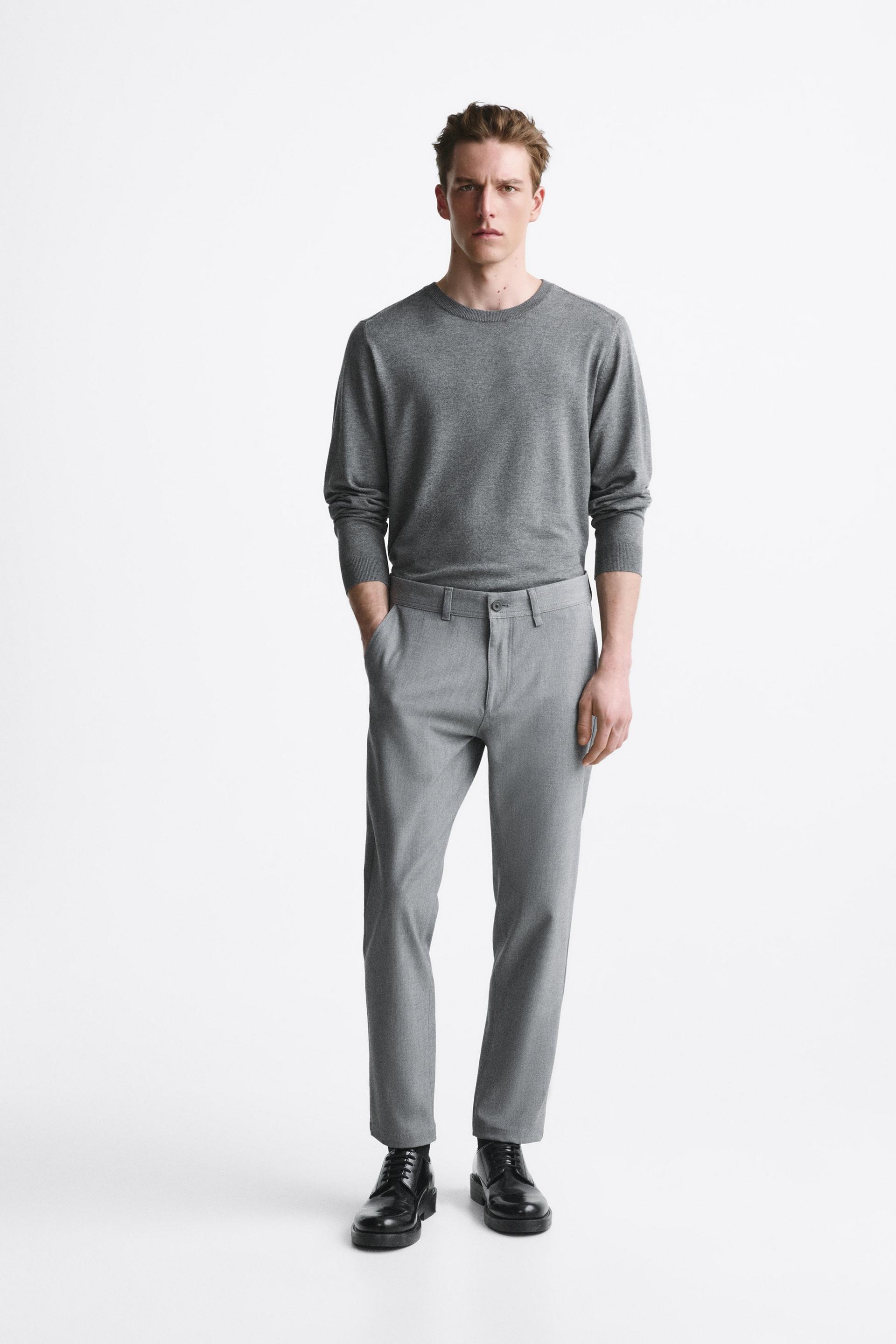 Zara comfort knit trousers Clearance