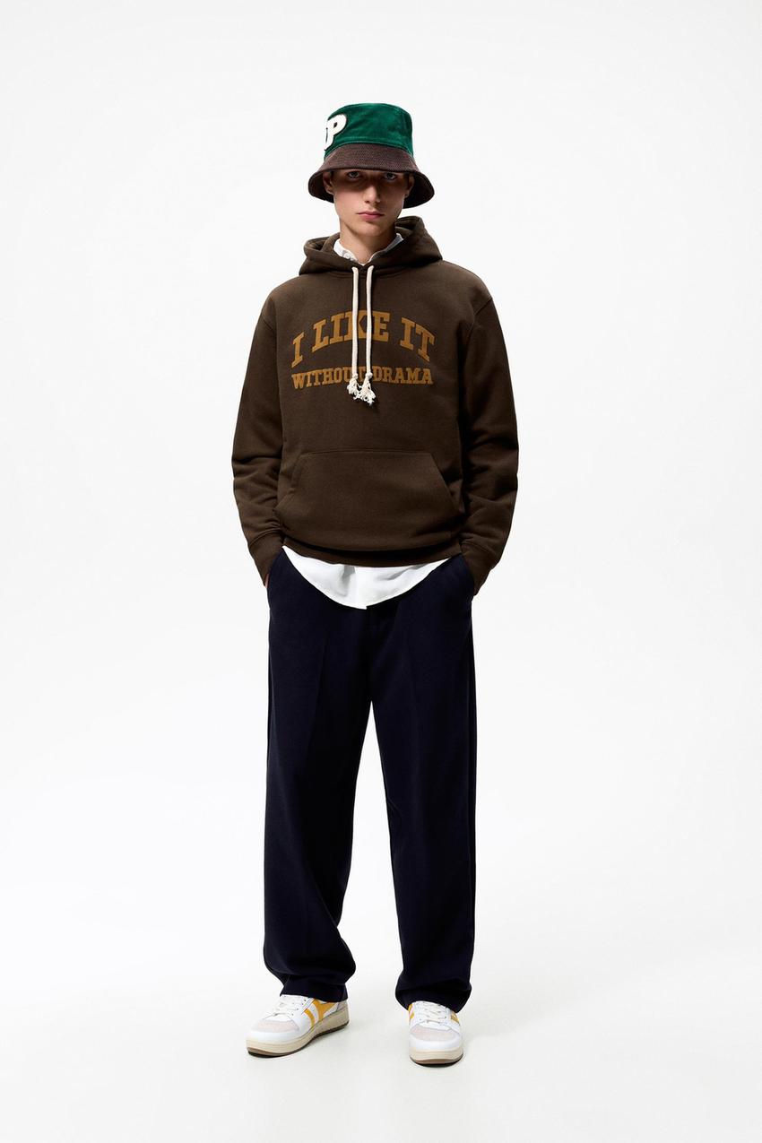 Zara printed hoodie Clearance