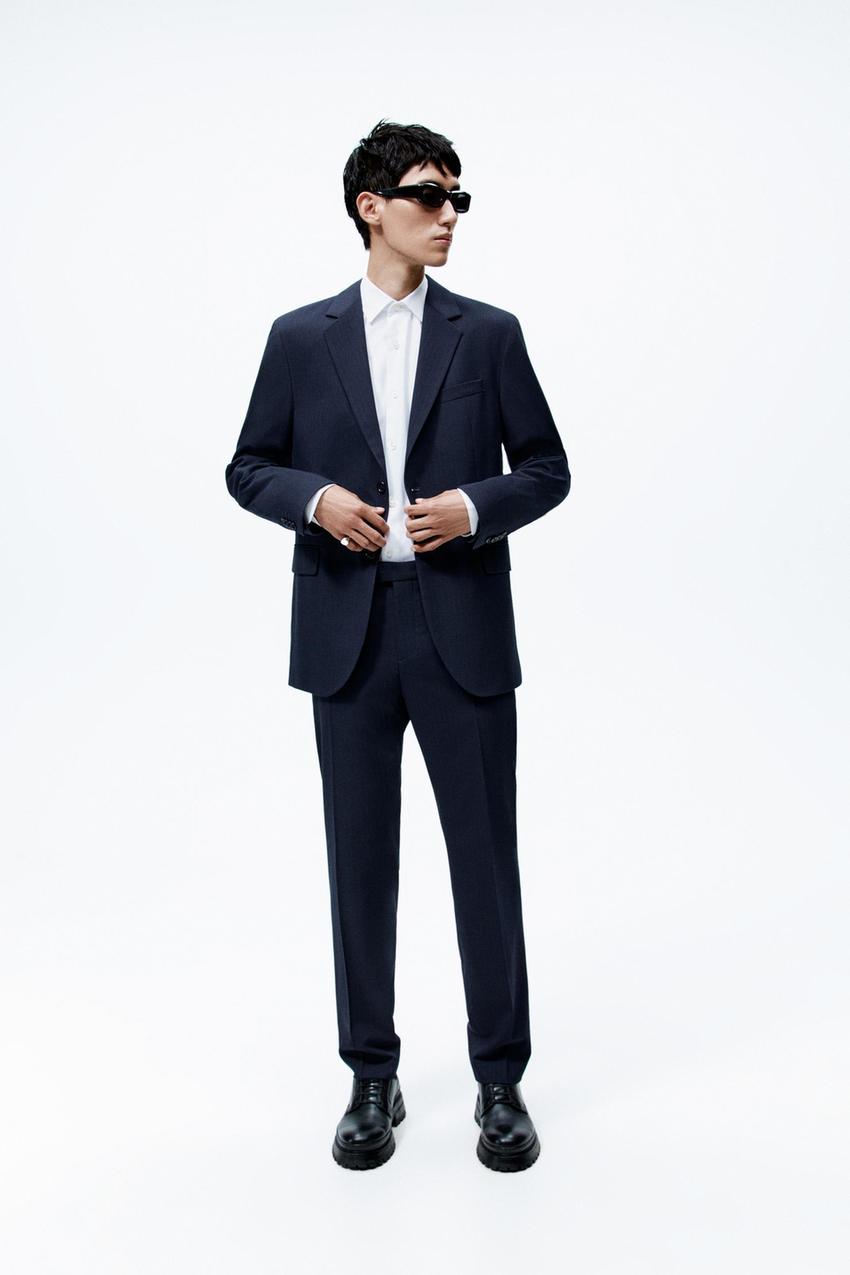 Zara black suit trousers Clearance