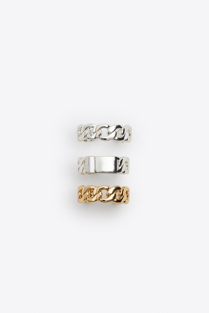 Zara gold rings Clearance