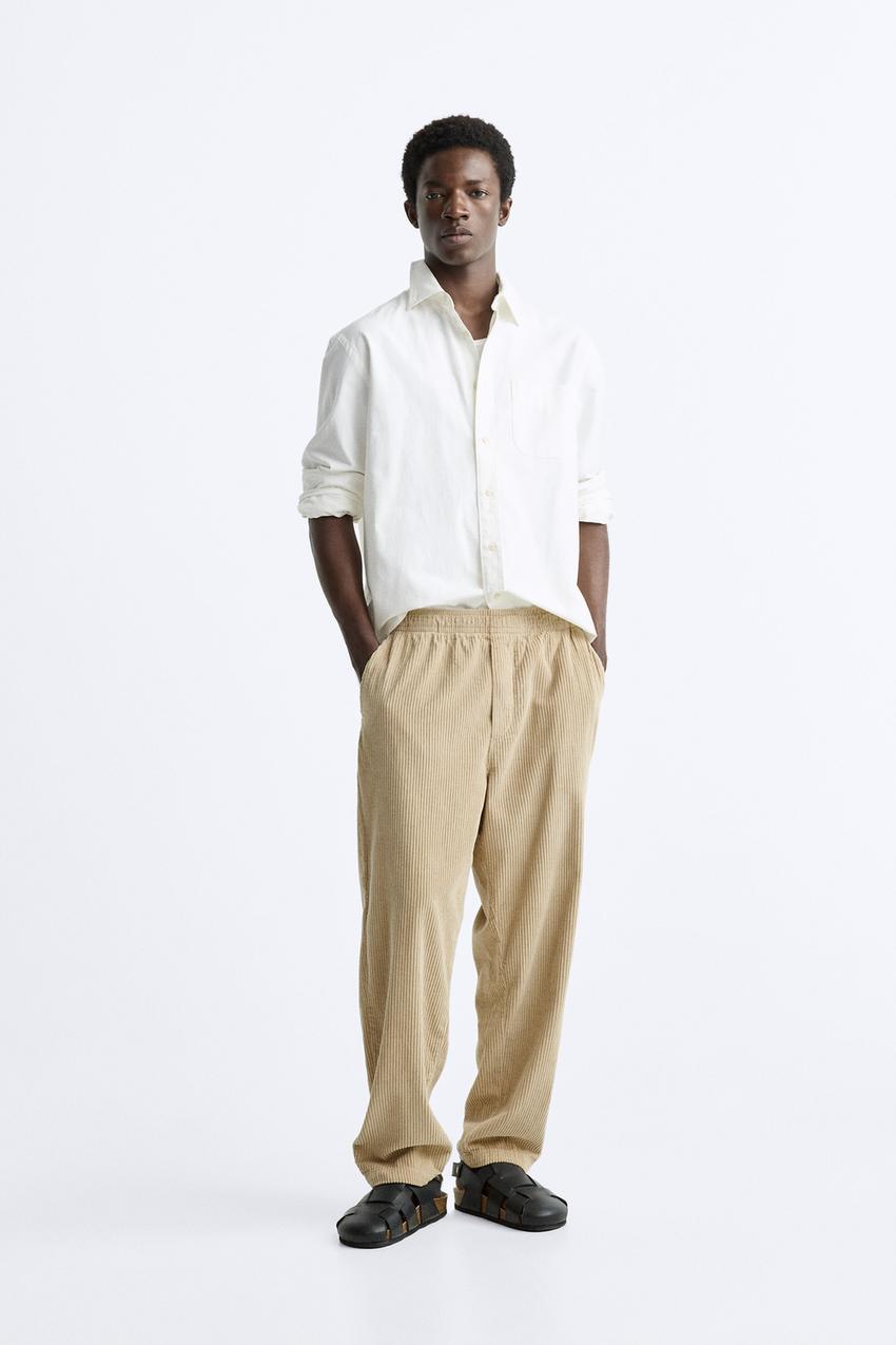 Zara mens cord trousers Clearance