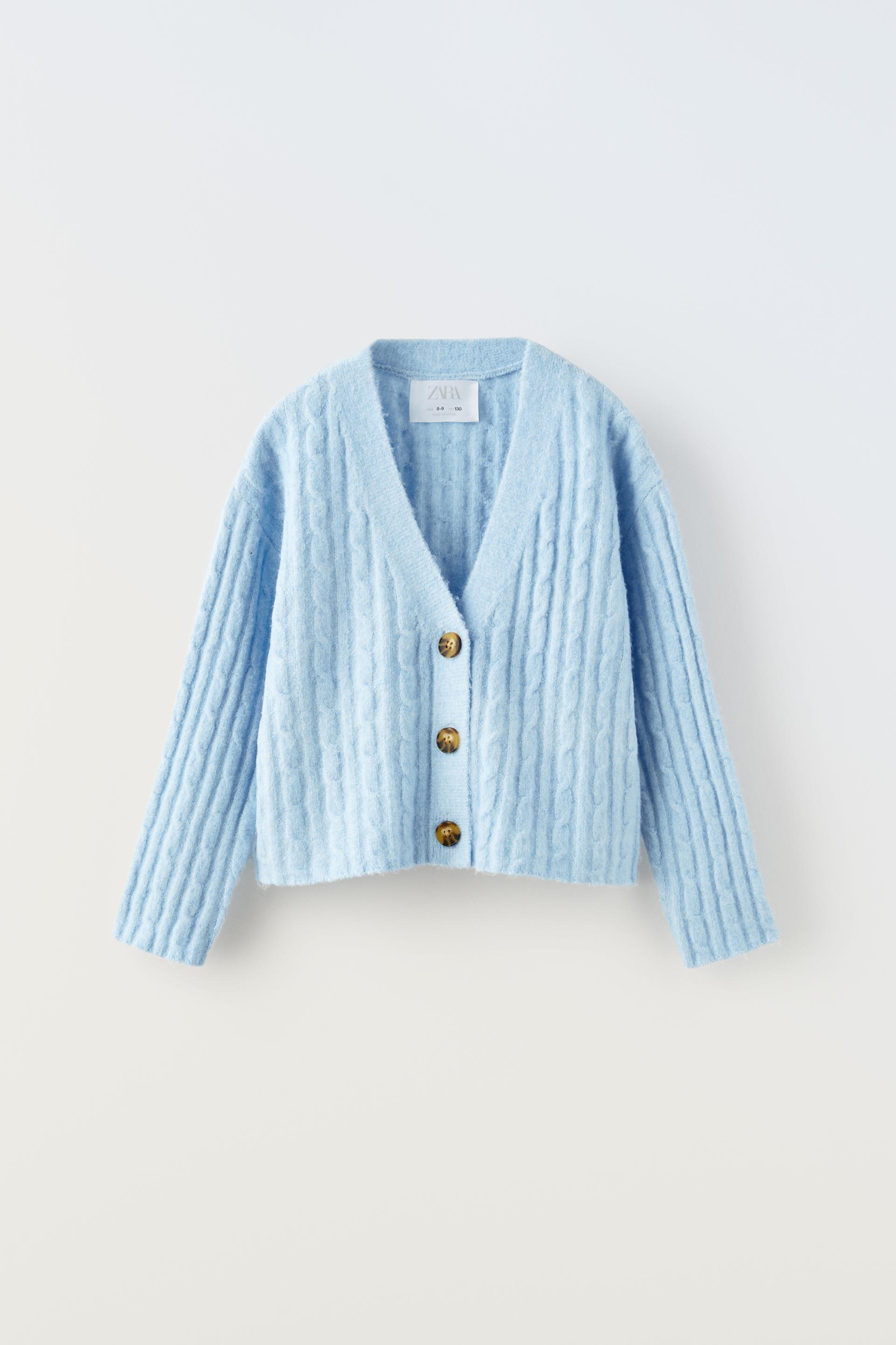Blue cardigan zara Clearance