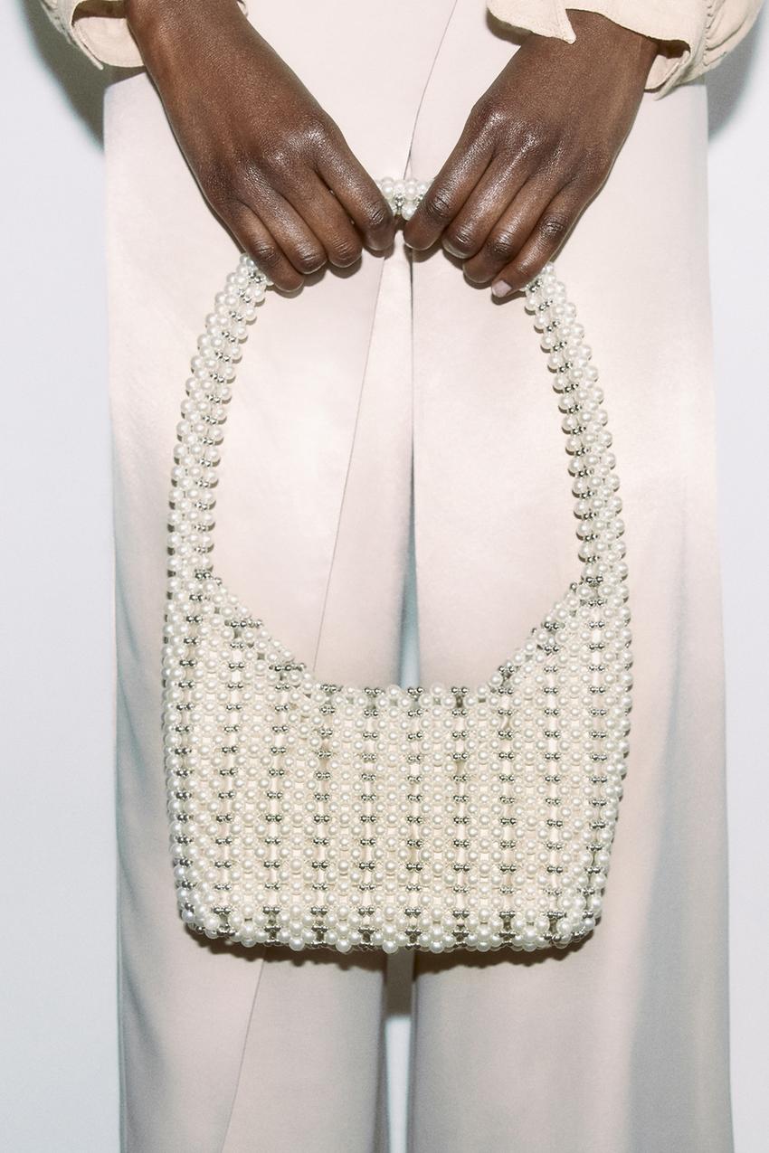 Zara pearl handbag Clearance