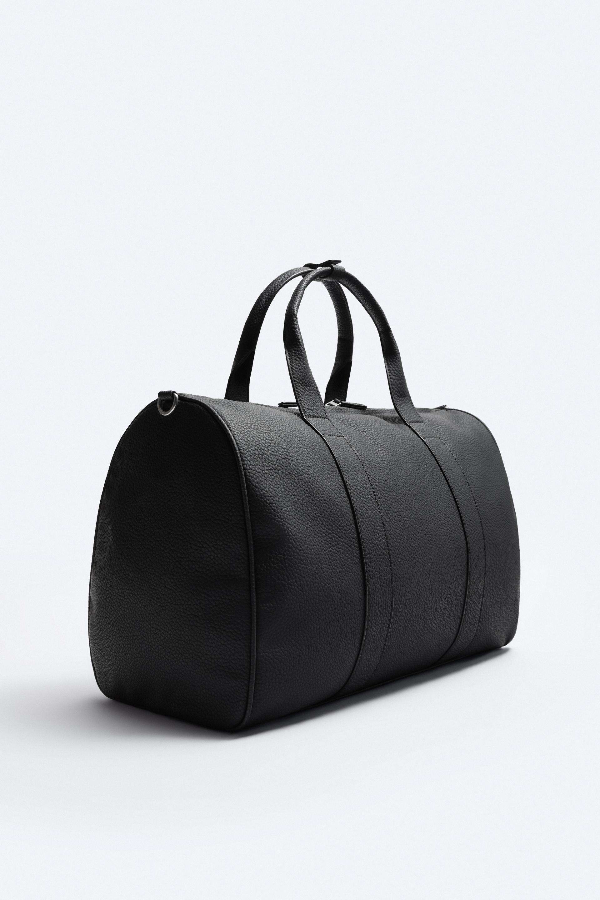 Zara studded bowling sale bag