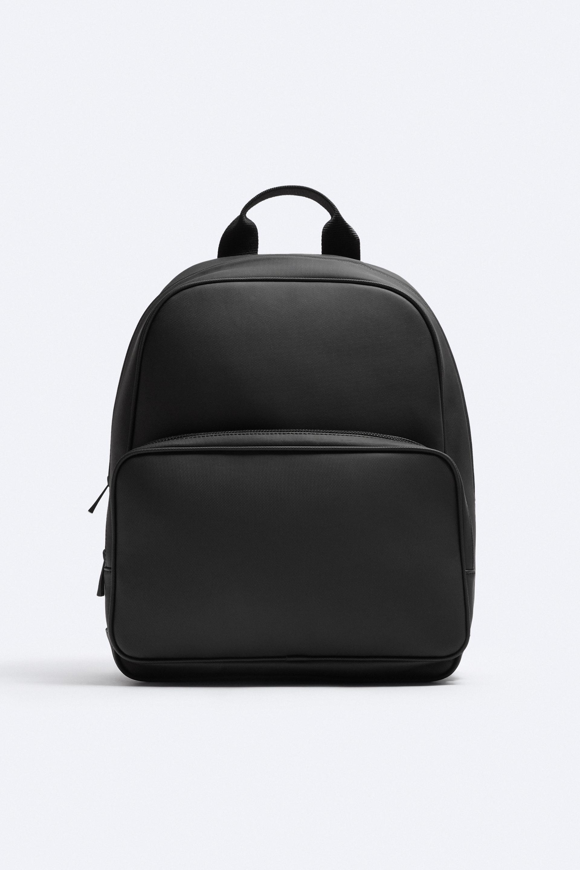 MONOCHROME TEXTURED BACKPACK - Black | ZARA South Africa
