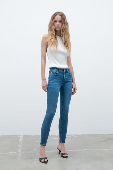 Image 0 of Z1975 MID-RISE SKINNY JEANS from Zara