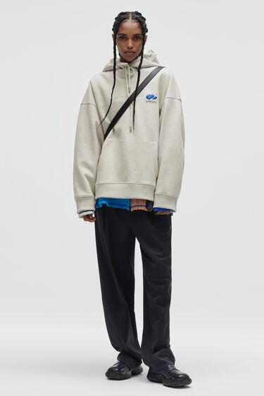 Image 0 of HOODIE WITH ADERERROR EMBROIDERY from Zara