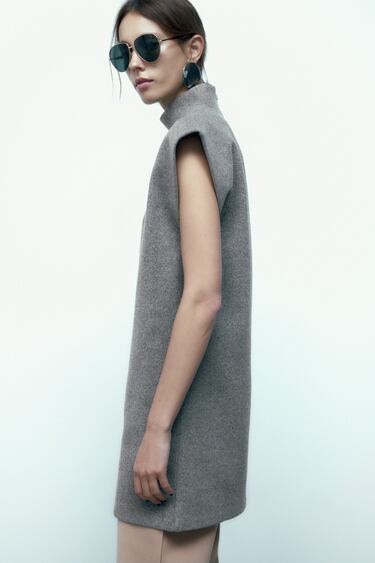 Image 0 of HIGH COLLAR DRESS from Zara