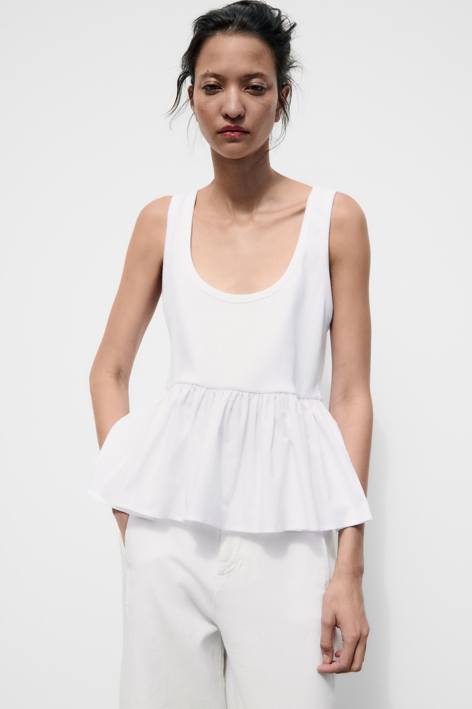 Peplum top zara Clearance