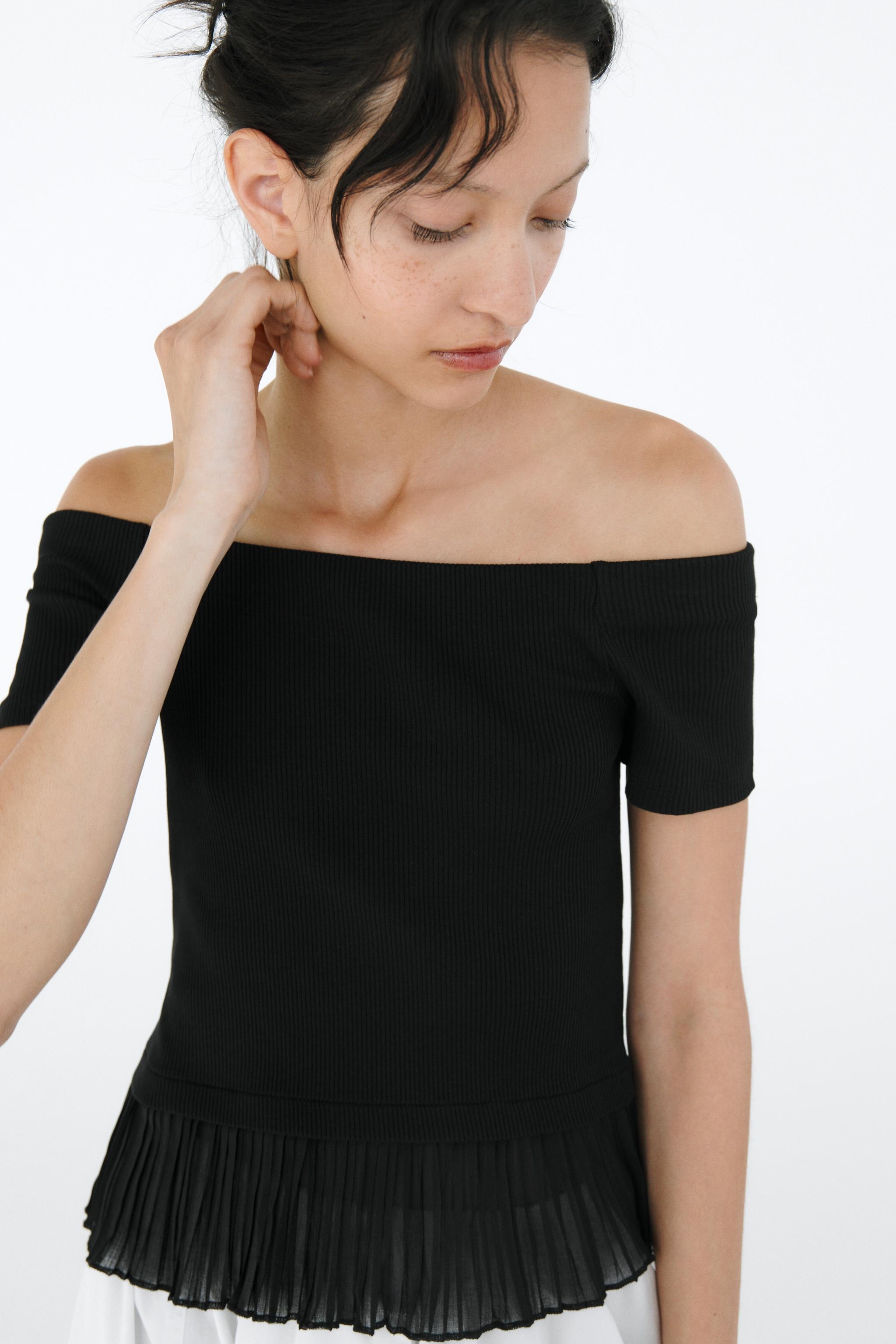 Zara MATCHING OFF THE SHOULDER TOP Mall of America