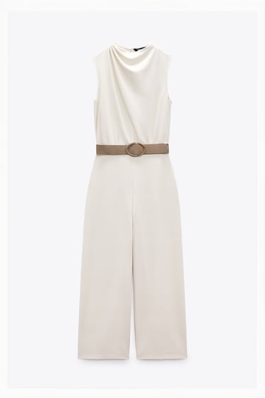 Ripe anything Preferential treatment Women's White Jumpsuits | Explore our New Arrivals | ZARA United States