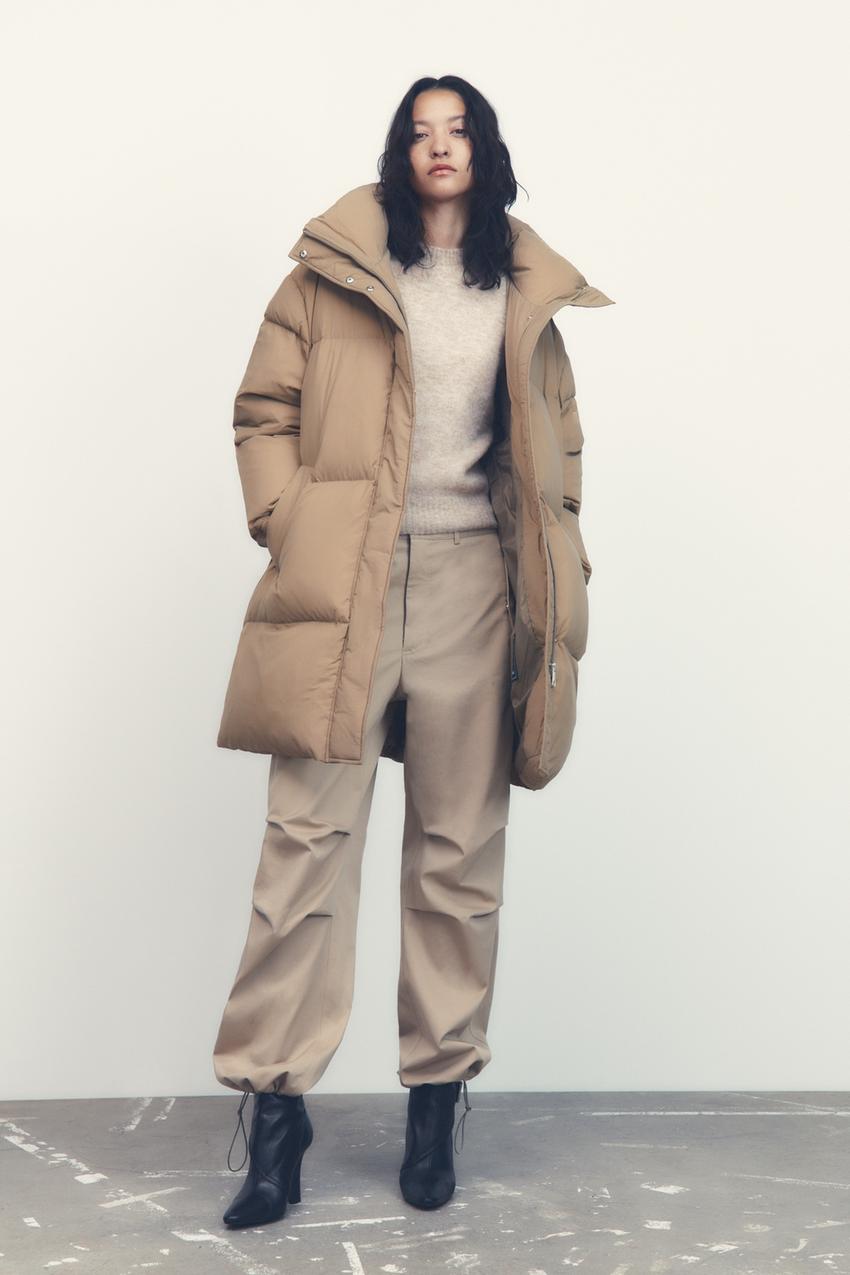 Zara puffer beige Clearance