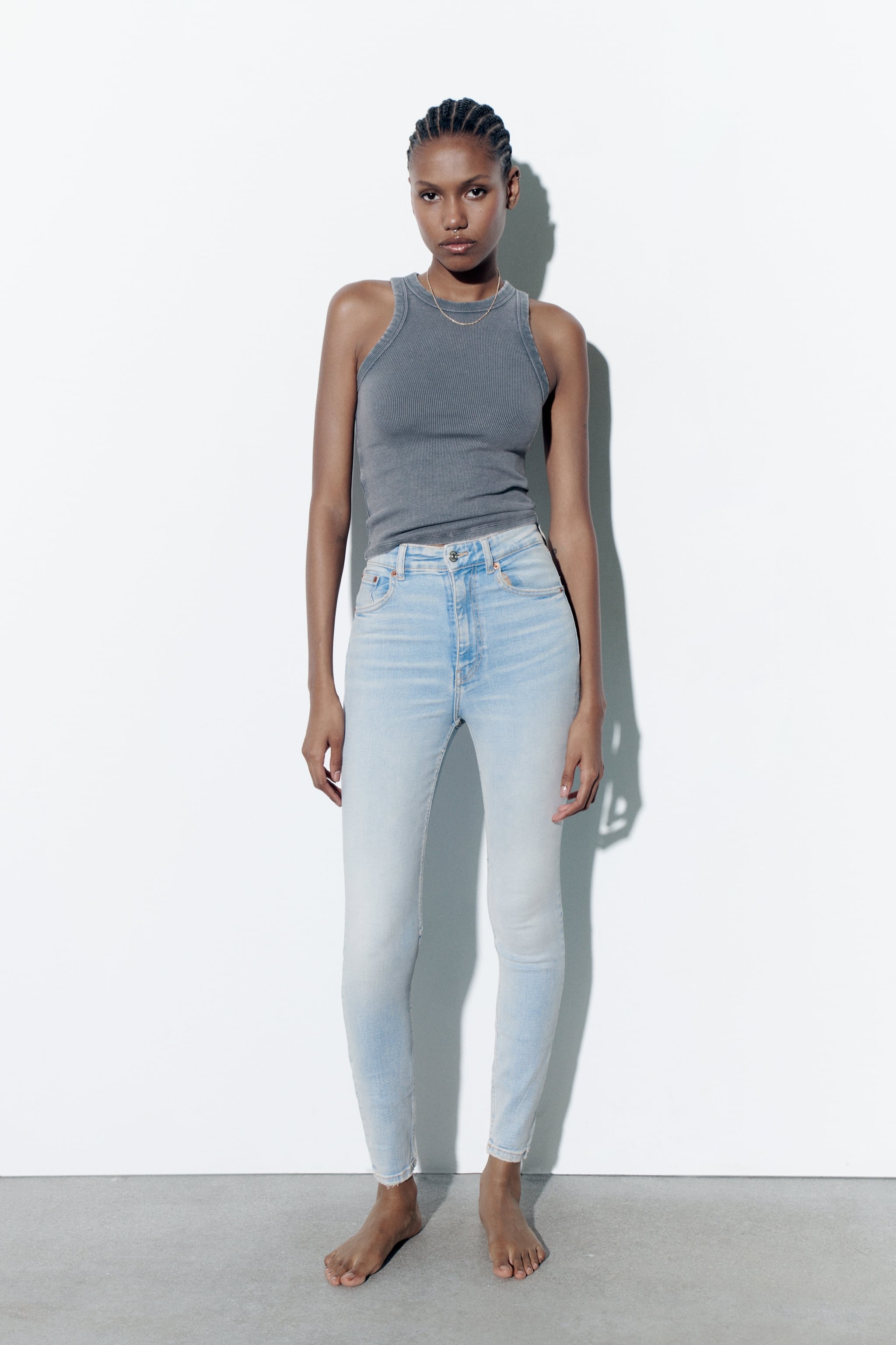 HIGH RISE TRF SKINNY JEANS