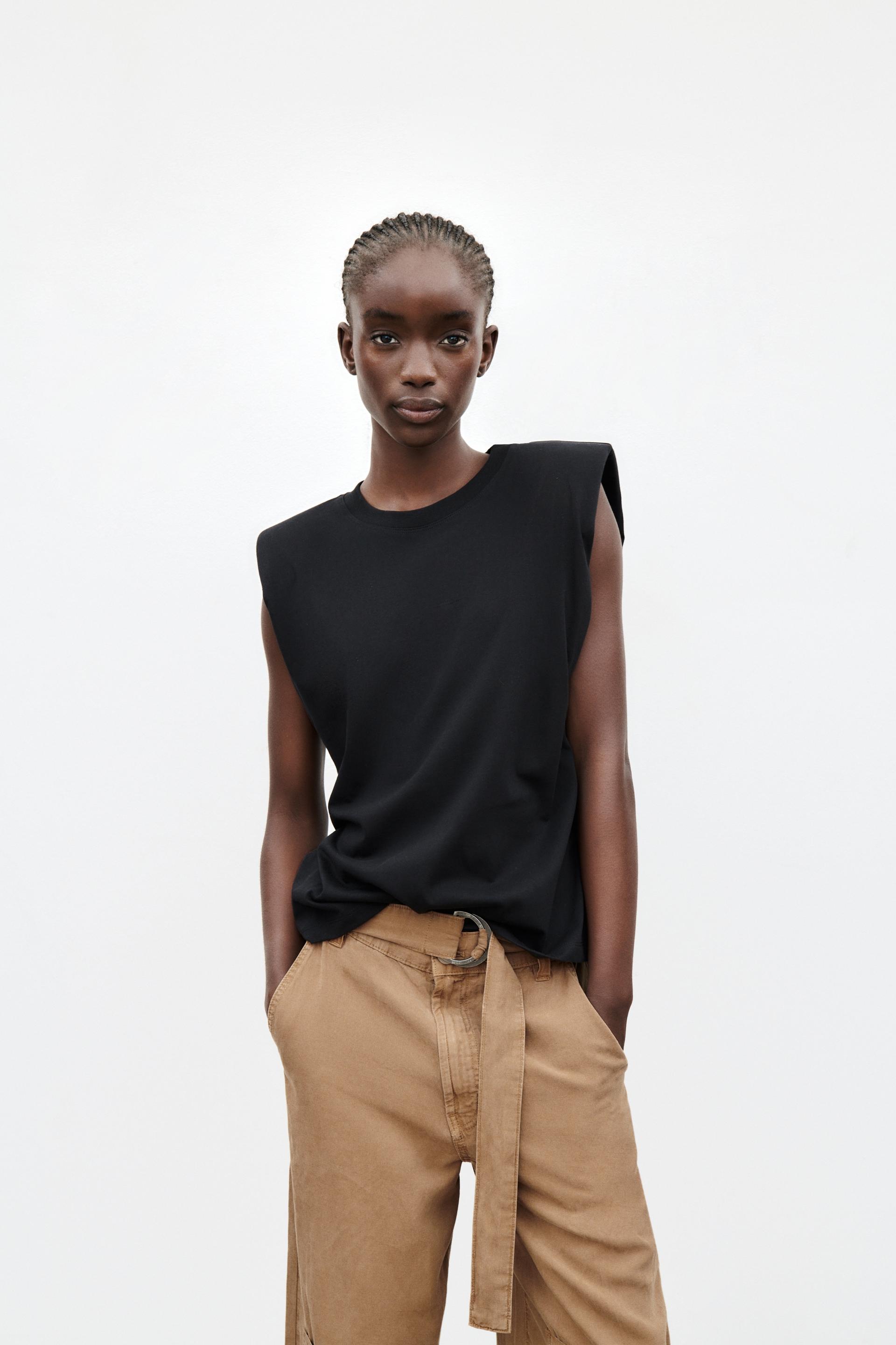 Zara shoulder top Clearance