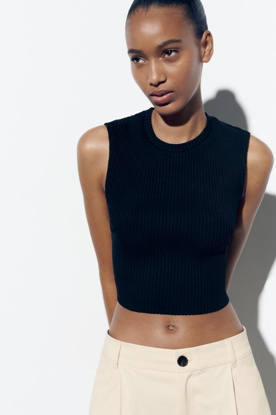 Zara women black top Clearance