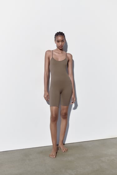 Image 0 of SEAMLESS PLAYSUIT from Zara