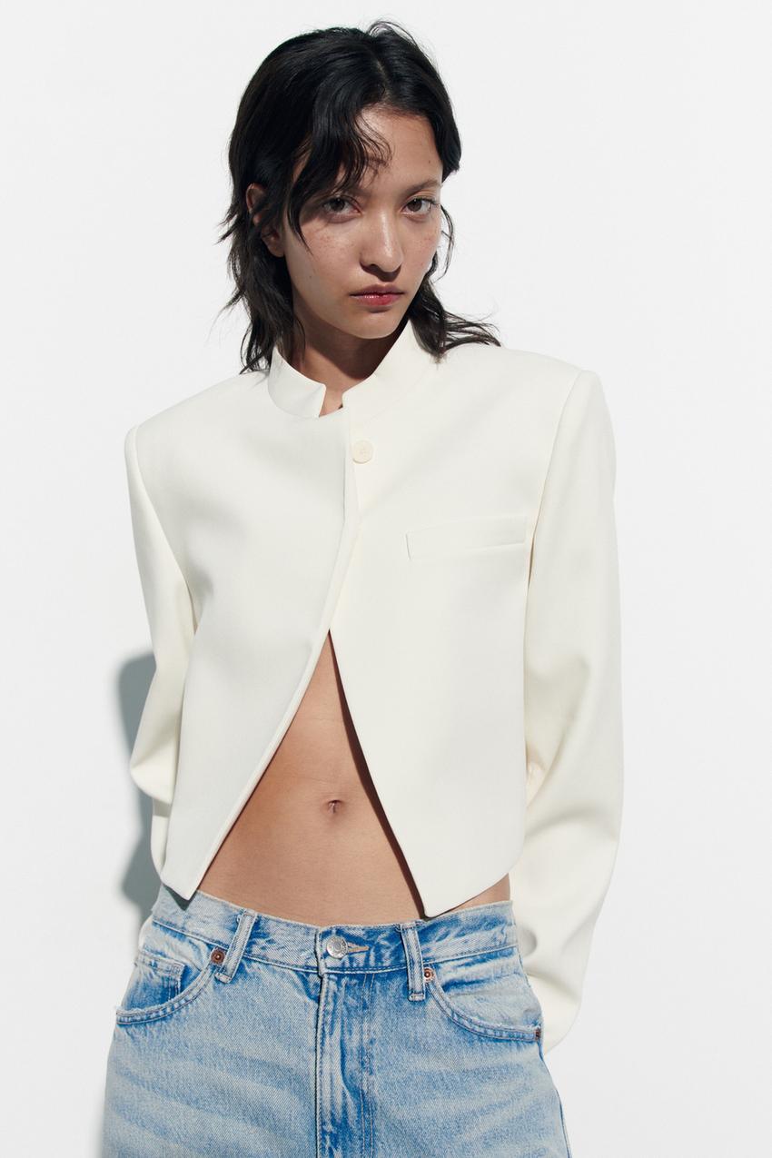 Blazer crop zara Clearance