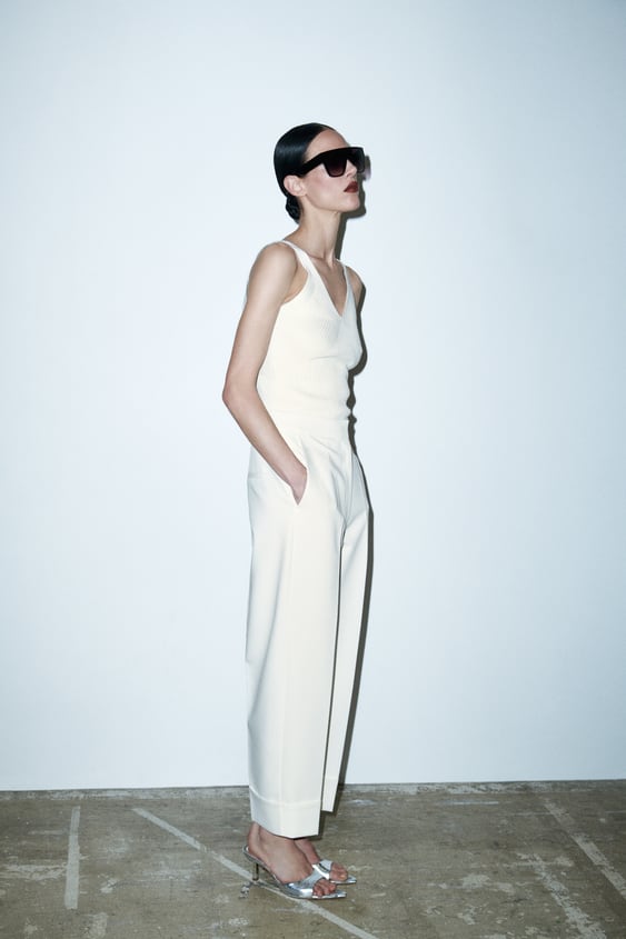 Pantalones Blancos de Mujer | Nueva Colección Online | ZARA España