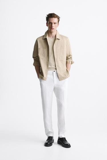 Zara white suit pants Clearance