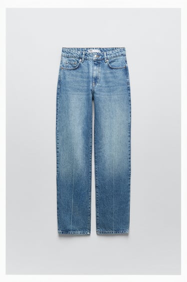 Image 0 of Z1975 HIGH-WAISTED LONG LENGTH SLIM JEANS from Zara