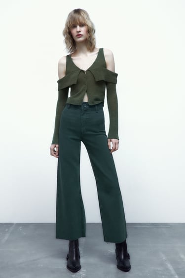 Image 0 of ZW THE MARINE STRAIGHT HIGH-RISE JEANS from Zara