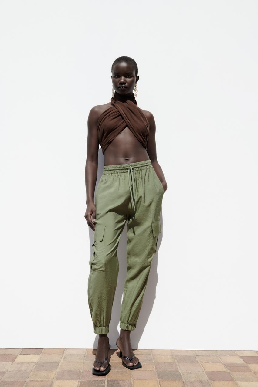 Zara elasticated waist trousers Clearance