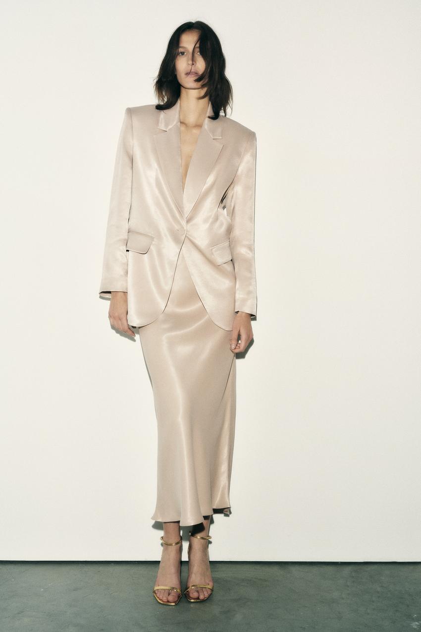 Zara sand blazer Clearance