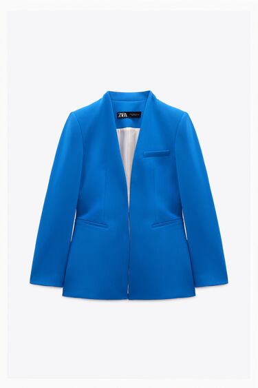 LAPELLESS FITTED BLAZER