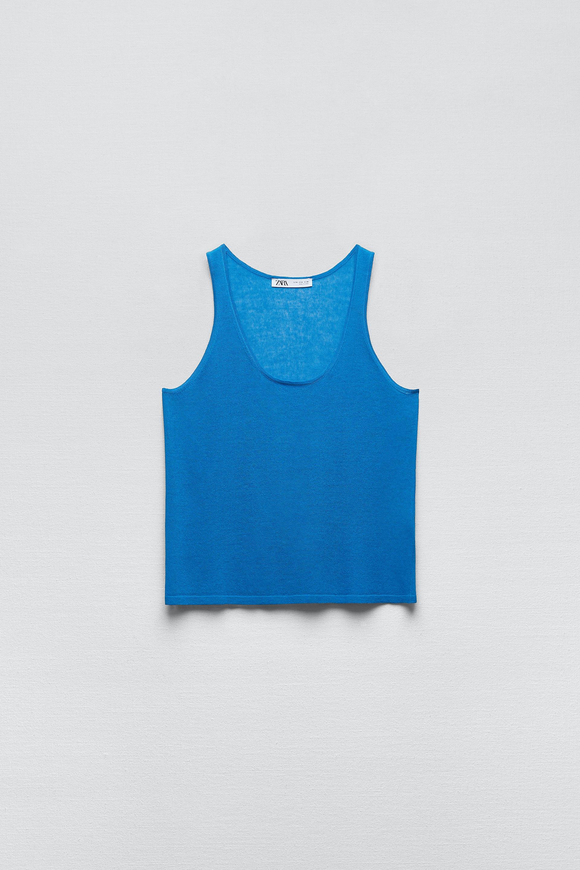 Zara blue tank Clearance