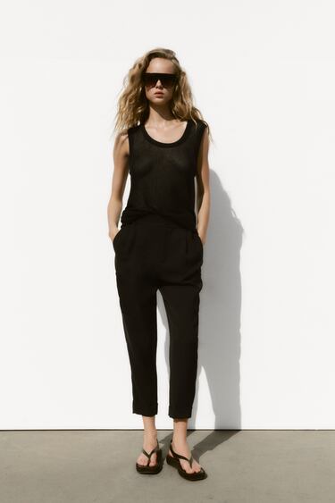 Image 0 of BAGGY CARGO TROUSERS from Zara