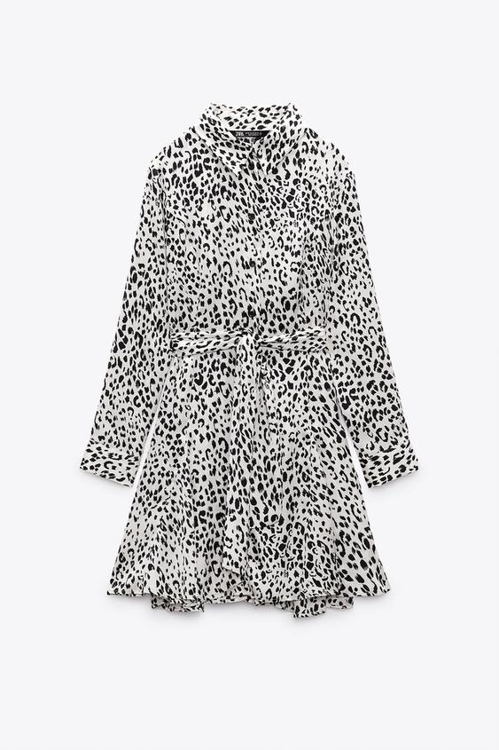 Εικόνα 6 του ΜΙΝΙ ΦΟΡΕΜΑ ANIMAL PRINT από Zara