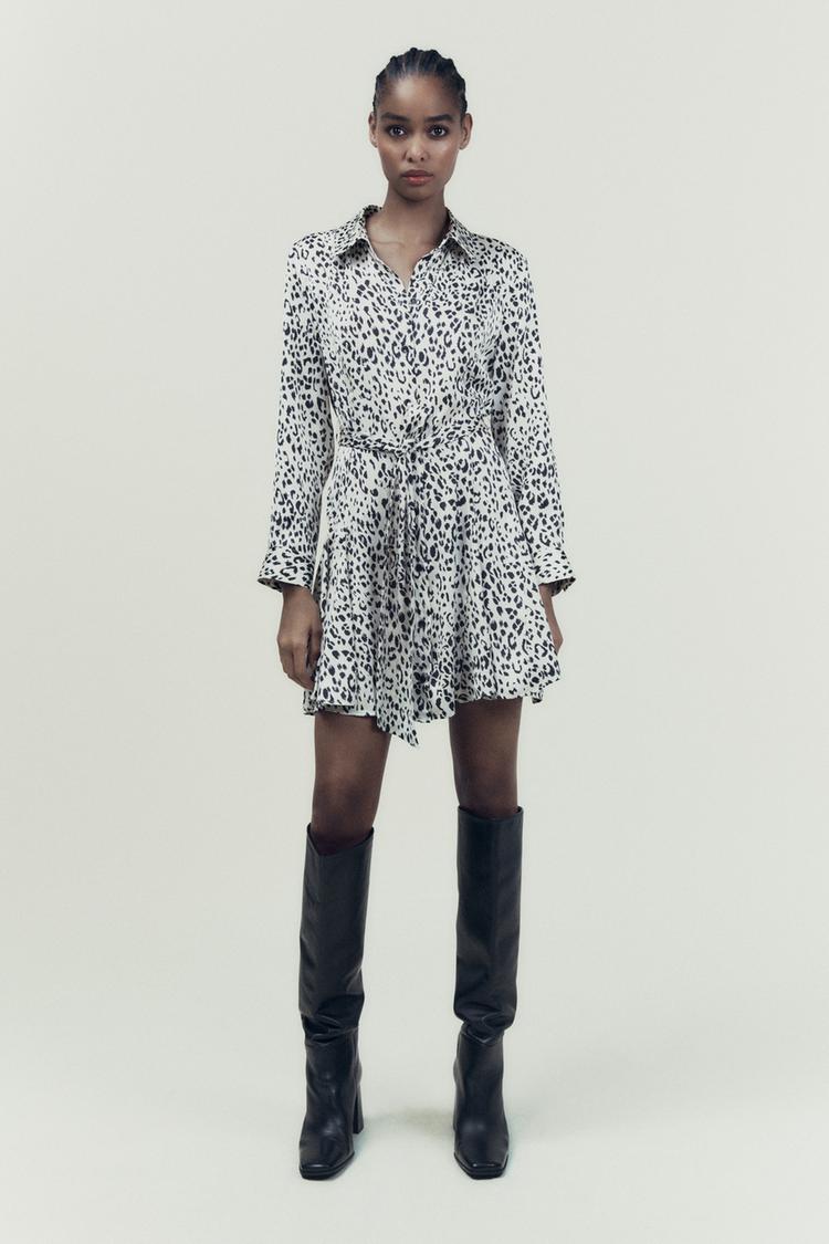 Εικόνα 0 του ΜΙΝΙ ΦΟΡΕΜΑ ANIMAL PRINT από Zara