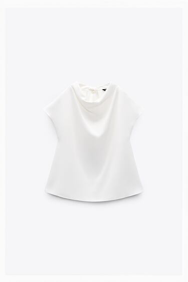 Image 0 of SATIN TOP from Zara