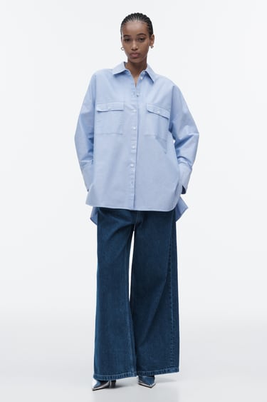 Image 0 of OVERSIZE OXFORD SHIRT from Zara