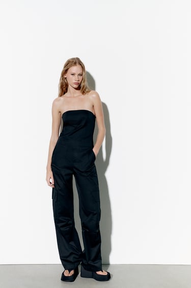 Image 0 of CARGO JUMPSUIT from Zara