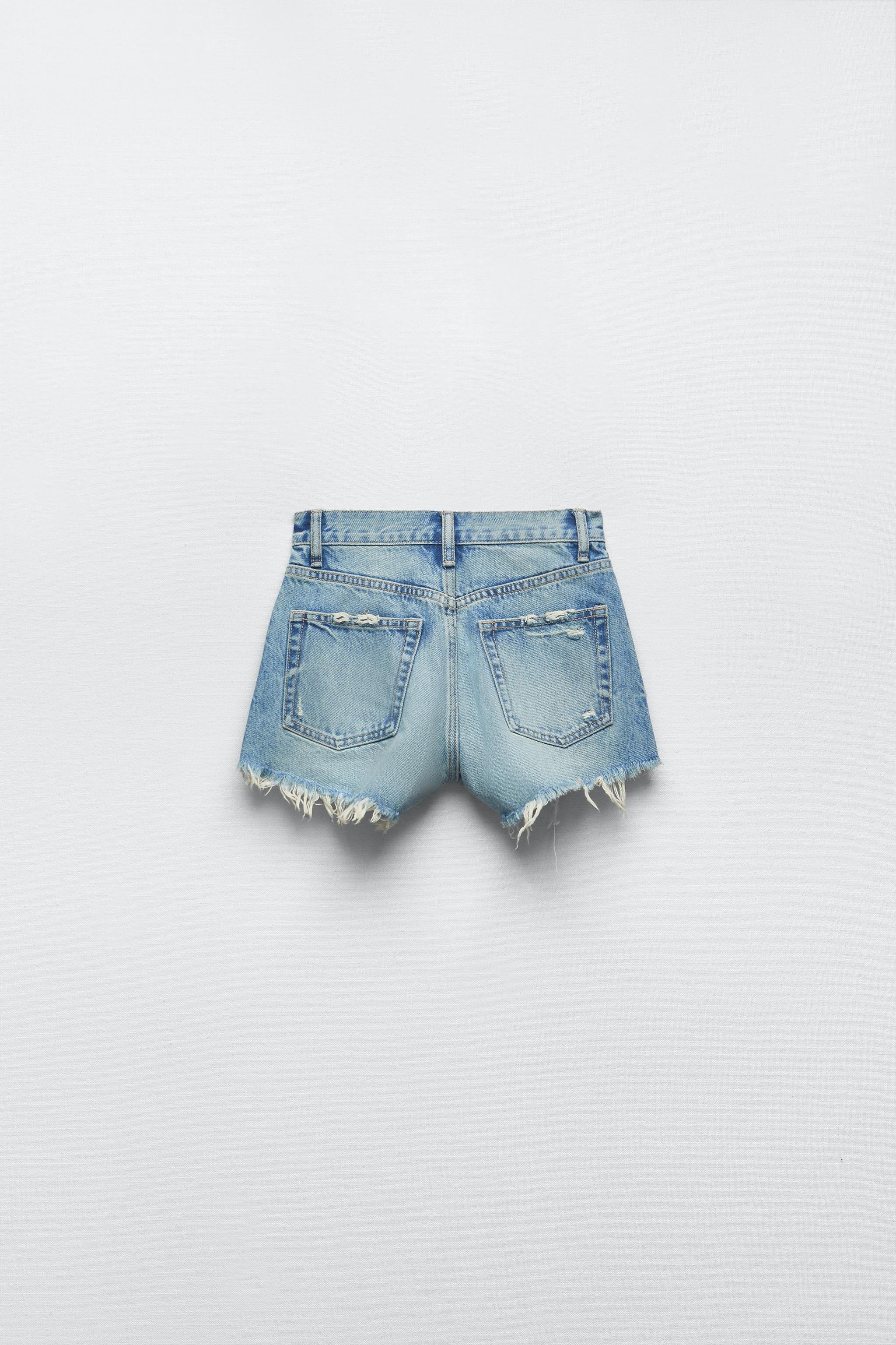 Zara denim outlet shorts