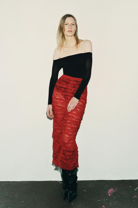Zara red skirt and top Clearance