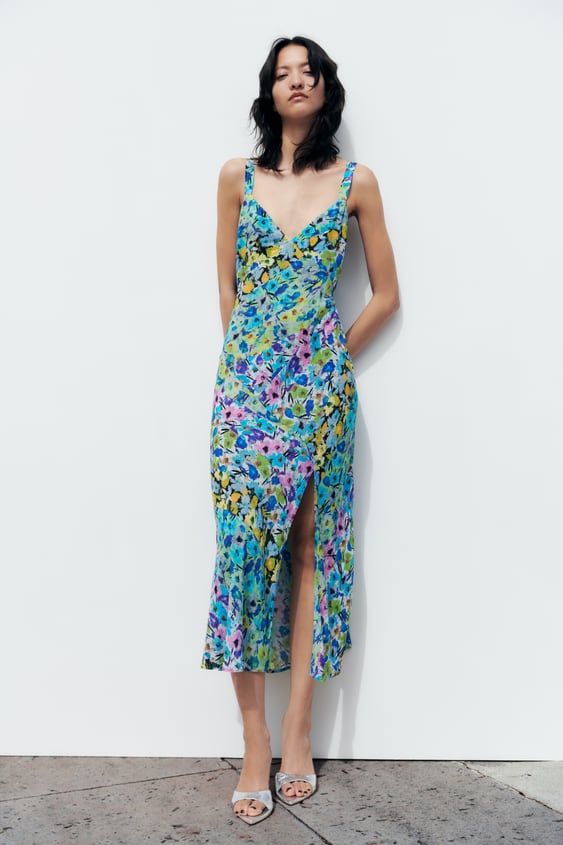zara.com | Floral Print Dress